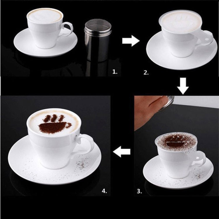 32 PCS Coffee Stencil Filter Coffee Maker Cappuccino Mold Templates Strew Flowers Pad Spray Art Baking Tools - free shipping - PMC TechLife - Order now!