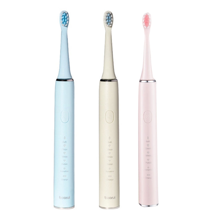 Boorui BR-Z5 USB Fast Charge Soft Toothbrush 5 Gear Sonic Electric Toothbrush(Pink) - free shipping - PMC TechLife - Order now!