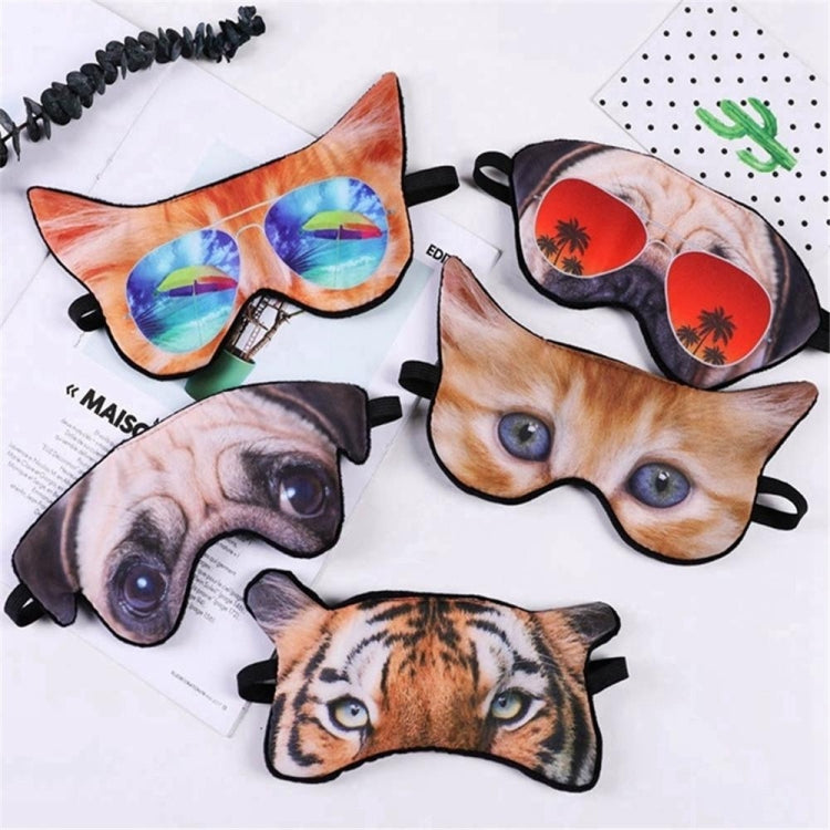 3D Eye Mask Shading Sleeping Cartoon Animal Printed Eye Mask(Glasses Dog) - free shipping - PMC TechLife - Order now!