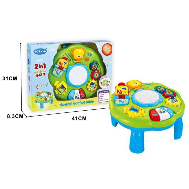 Multi-function Lighting Hand Drums Children Electric Music Toys(White) - free shipping - PMC TechLife - Order now!