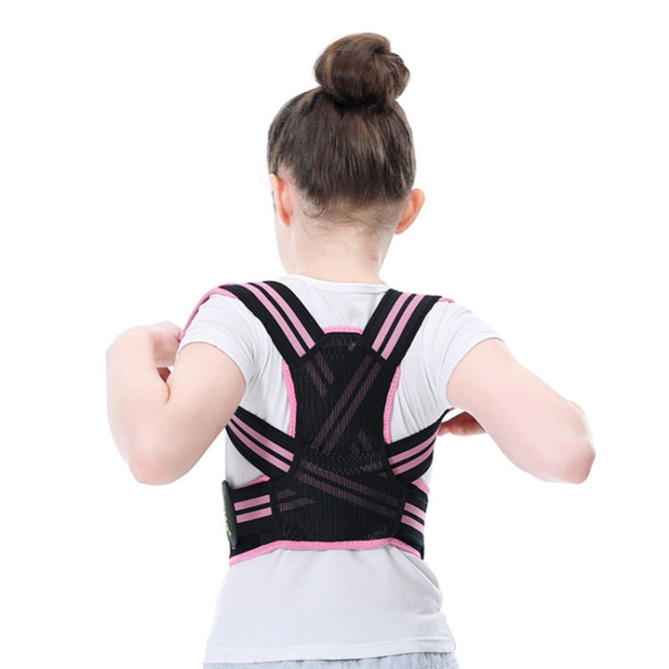 Children Kyphosis Correction Belt Strengthens Support and Fixes Straight Back Artifact, Size:M(Pink) - Corrector by PMC Jewellery | Online Shopping South Africa | PMC Jewellery