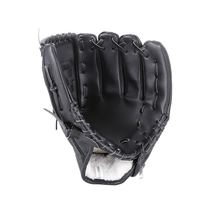 PVC Outdoor Motion Baseball Leather Baseball Pitcher Softball Gloves, Size:12.5 inch(Black) - free shipping - PMC TechLife - Order now!