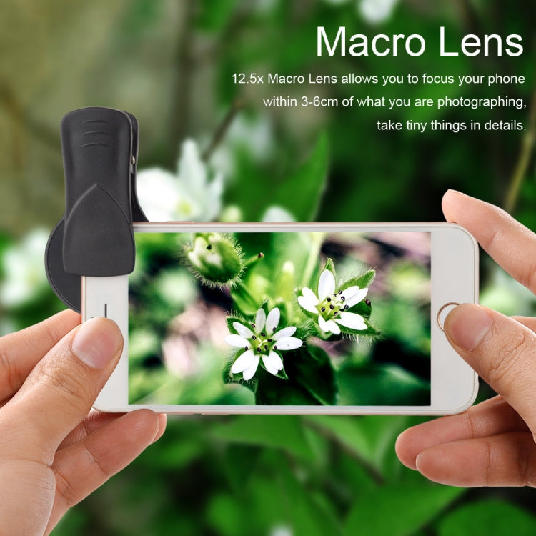 0.45X Ultra Wide Macro Combination Phone Lens with Clip(APL-0.45XWM) - Macro & Wide-angle by APEXEL | Online Shopping South Africa | PMC Jewellery