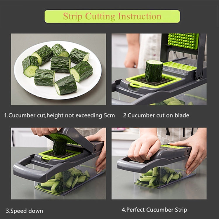 Vegetable Cutter Kitchen Slicer Fruit Cutter Potato Peeler Carrot Cheese Grater Vegetable Slicer - free shipping - PMC TechLife - Order now!