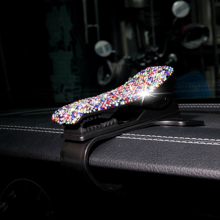 Diamond Car Phone Holder 360 Degree Rotating Creative Car Dashboard Mobile Holders(Black Color Mixing) - Car Holders by PMC TechLife | Online Shopping South Africa | PMC TechLife