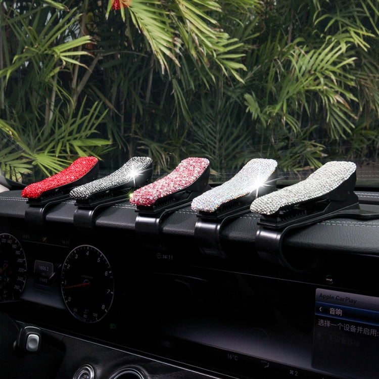 Diamond Car Phone Holder 360 Degree Rotating Creative Car Dashboard Mobile Holders(Black Color Mixing) - Car Holders by PMC TechLife | Online Shopping South Africa | PMC TechLife