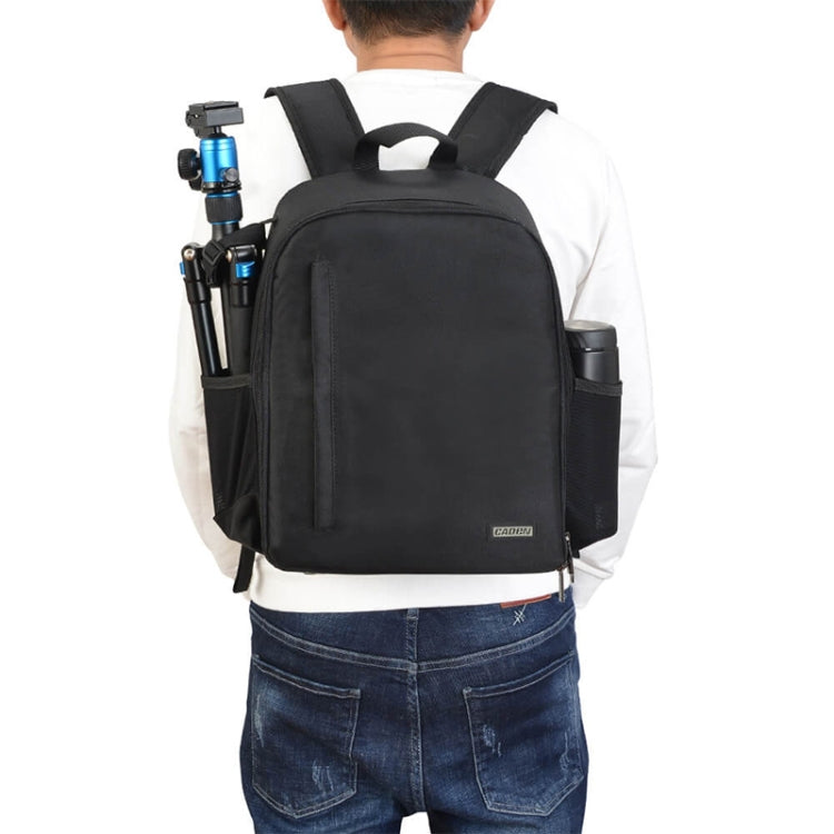 CADeN Shoulder Digital Camera Bag Outdoor Nylon Photography Backpack(Black Small Bag) - Backpack by CADeN | Online Shopping South Africa | PMC TechLife | Buy Now Pay Later Mobicred