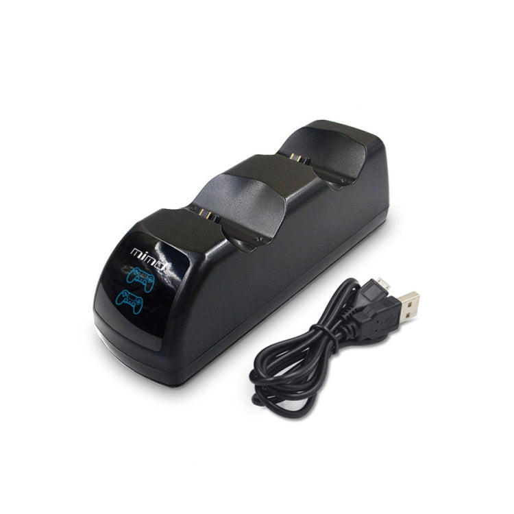 USB Dual Charger Dock Station with LED Indicator for PS4 Wireless Controller(Black) - free shipping - PMC TechLife - Order now!