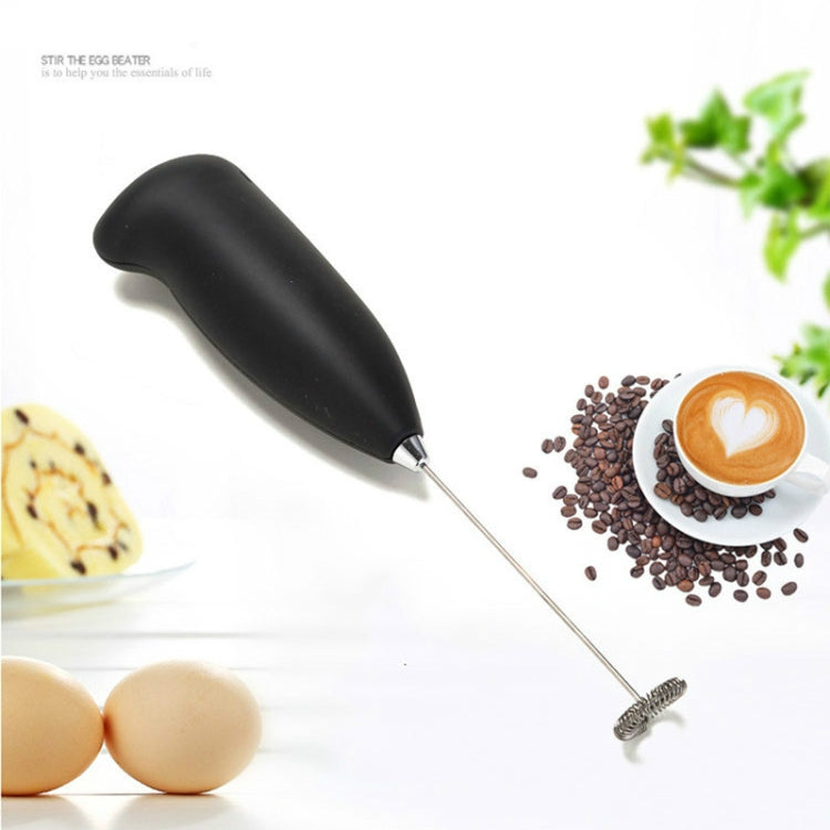 2 PCS Mini Electric Milk Frother Stainless Steel Handheld Egg Beater Household Small Coffee Foam Frother Milk Foam Maker Mixer Tools - Stirrer & Squeezer by PMC Jewellery | Online Shopping South Africa | PMC Jewellery