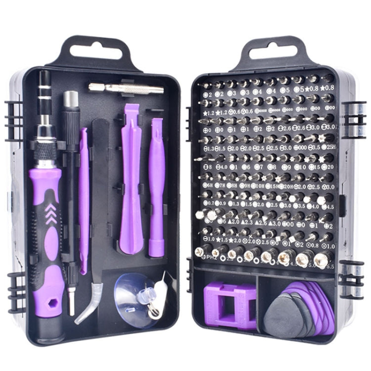110 in 1 Magnetic Plum Screwdriver Mobile Phone Disassembly Repair Tool(Purple) - Screwdriver Set by PMC TechLife | Online Shopping South Africa | PMC TechLife