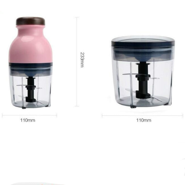 Portable Mixing Cup Electric Soy Milk Juicer Multi-function Cooking Machine Home Meat Grinder(Beige) - free shipping - PMC TechLife - Order now!