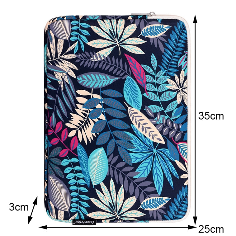 Creative Zipper Multi-function Portable Tablet 14 Inch Computer Bag File Waterproof Nylon Storage(Nary Brown) - free shipping - PMC TechLife - Order now!