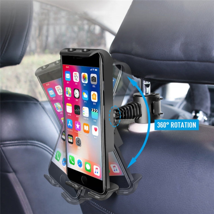 Universal Adjustable Car Tablet Stand Holder Car Seat Back Bracket For 4-11 Inch Tablet(Red) - Car Holders by PMC TechLife | Online Shopping South Africa | PMC TechLife