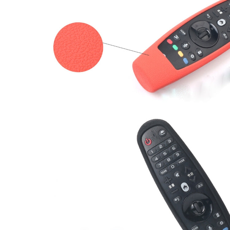 Suitable for LG Smart TV Remote Control Protective Case AN-MR600 AN-MR650a Dynamic Remote Control Silicone Case(Red) - Remote Control Covers by PMC TechLife | Online Shopping South Africa | PMC TechLife