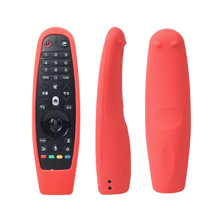 Suitable for LG Smart TV Remote Control Protective Case AN-MR600 AN-MR650a Dynamic Remote Control Silicone Case(Red) - Remote Control Covers by PMC TechLife | Online Shopping South Africa | PMC TechLife