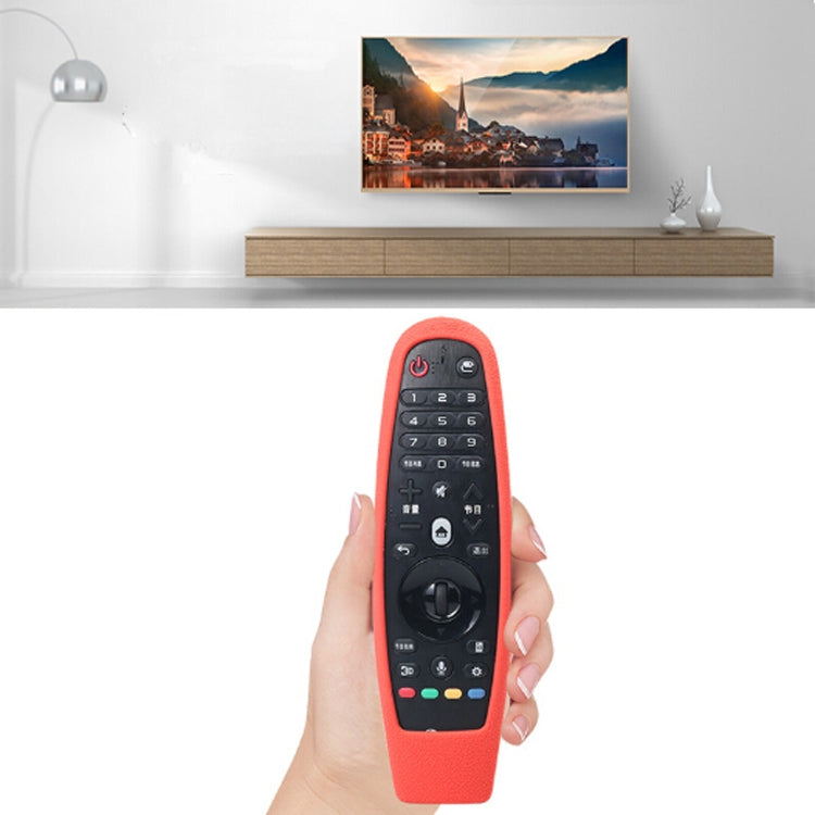Suitable for LG Smart TV Remote Control Protective Case AN-MR600 AN-MR650a Dynamic Remote Control Silicone Case(Fluorescent Green) - Remote Control Covers by PMC TechLife | Online Shopping South Africa | PMC TechLife