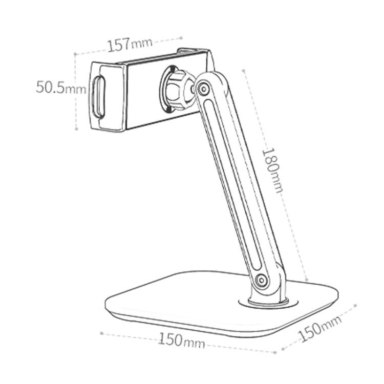 SSKY X28 Desktop Phone Tablet Stand Folding Bed Head Online Classes Convenient Support(White) - Desktop Holder by SSKY | Online Shopping South Africa | PMC Jewellery | Buy Now Pay Later Mobicred