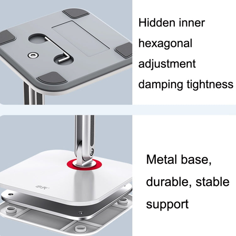 SSKY X28 Desktop Phone Tablet Stand Folding Bed Head Online Classes Convenient Support(White) - Desktop Holder by SSKY | Online Shopping South Africa | PMC Jewellery | Buy Now Pay Later Mobicred