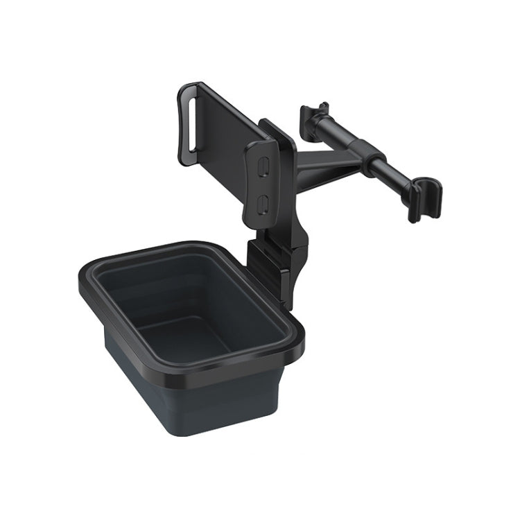 CHZ-12 Car Rear Pillow Telescopic Bracket Car Seat Phone Holder(Dark Gray) - Car Holders by PMC TechLife | Online Shopping South Africa | PMC TechLife