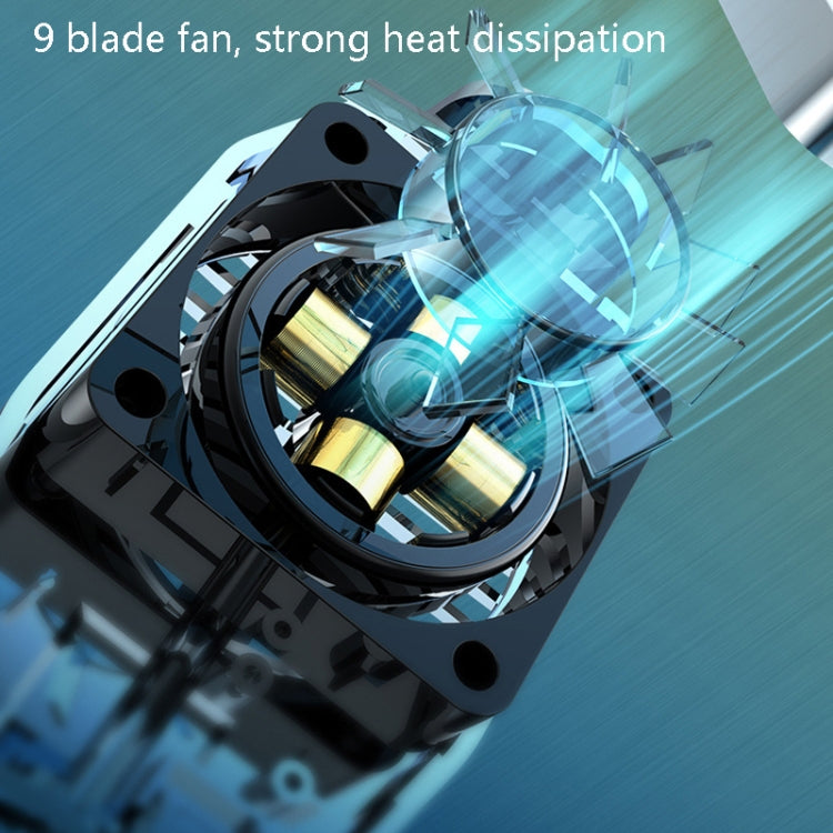H15 Mobile Phone Radiator Semiconductor Rapid Cooling Portable Peripheral Cooling Mobile Phone Radiator Plug-in Models(Black) - Cooling Fan Radiator by PMC TechLife | Online Shopping South Africa | PMC TechLife