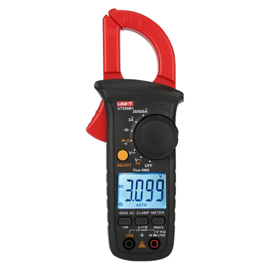 UNI-T  UT200B+ 600A  Digital Clamp Multimeter AC/DC Voltage Detector Frequency Resistance Tester - Digital Multimeter by UNI-T | Online Shopping South Africa | PMC Jewellery | Buy Now Pay Later Mobicred