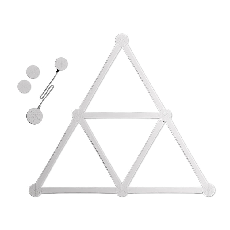 JSK-P22 Smart RGB Mosaic Light Rhythm Light Support Amazon Alexa / Google Assistant /DuerOS UK Plug(White) - Novelty Lighting by PMC TechLife | Online Shopping South Africa | PMC TechLife