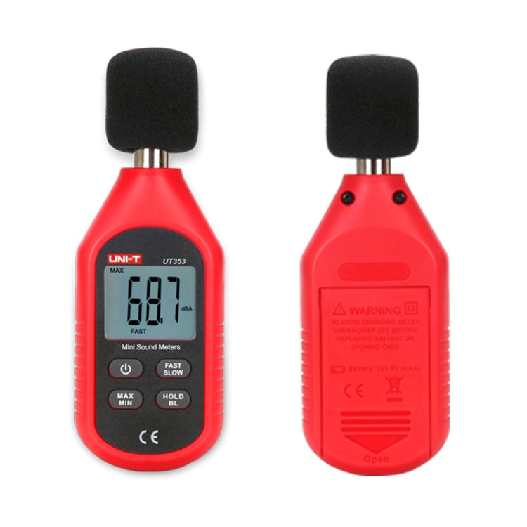 UNI-T UT353  30~130dB Noise Measuring Instrument Audio Sound Level Meter - free shipping - PMC TechLife - Order now!