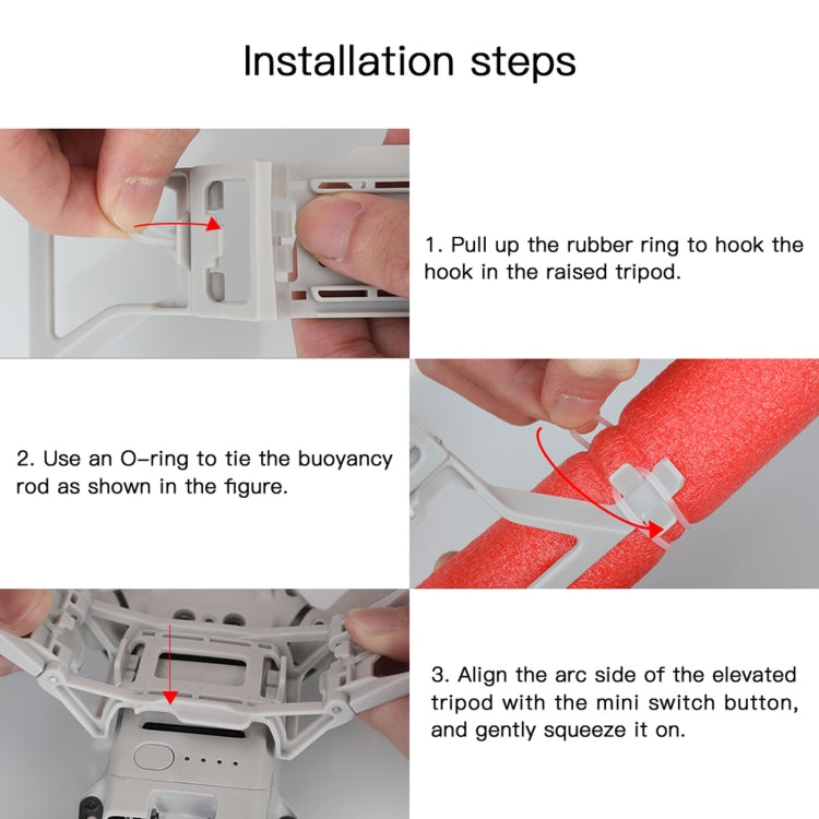 For DJI  Mini 2 RCSTQ Water Landing Gear Buoyancy Rod - Others by RCSTQ | Online Shopping South Africa | PMC Jewellery | Buy Now Pay Later Mobicred