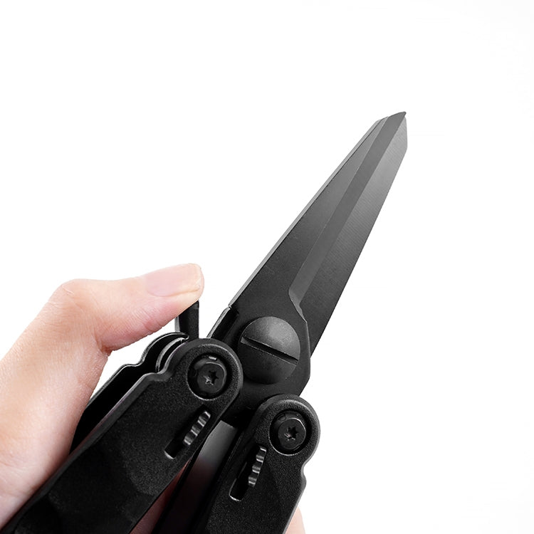 10 in 1 Outdoor Camping Survival Tool Foldable Multifunctional Pocket Scissors(Black) - Emergency Tools by PMC TechLife | Online Shopping South Africa | PMC TechLife