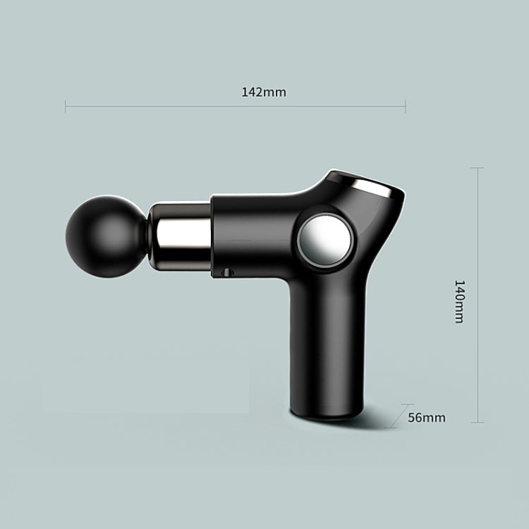 K515 Mini Fascia Gun Fitness Relax Muscle Massage Gun(LCD Version 32 Gears (Black)) - Massage gun & Accessories by PMC Jewellery | Online Shopping South Africa | PMC Jewellery