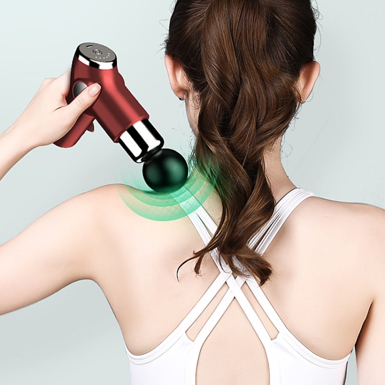 K515 Mini Fascia Gun Fitness Relax Muscle Massage Gun(LCD Version 32 Gears (Green)) - Massage gun & Accessories by PMC Jewellery | Online Shopping South Africa | PMC Jewellery