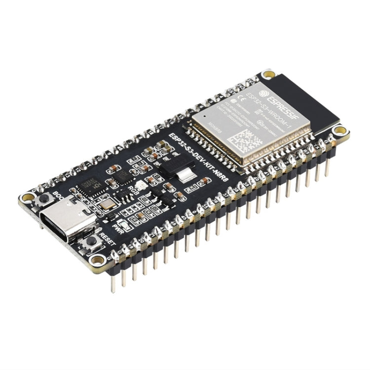 Waveshare ESP32-S3 Microcontroller 2.4GHz Wi-Fi Development Board ESP32-S3-WROOM-1-N8R8 Module Standard Ver. With Pinheader - Arduino Nucleo Accessories by Waveshare | Online Shopping South Africa | PMC TechLife | Buy Now Pay Later Mobicred