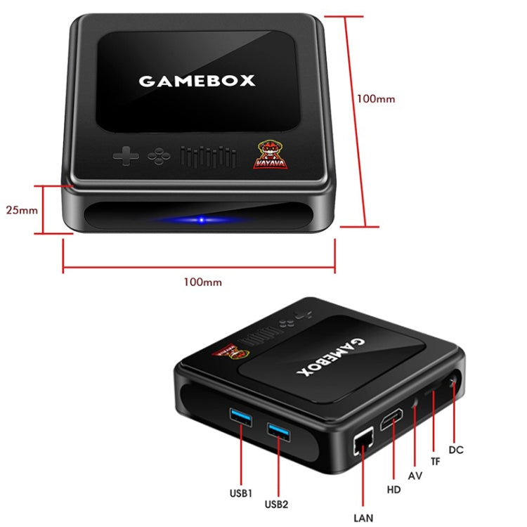 GD10 32G Built-In 10000+ Games Dual System Set-Top Box 3D Home 4K HD  TV Game Console Box EU Plug(White) - free shipping - PMC TechLife - Order now!