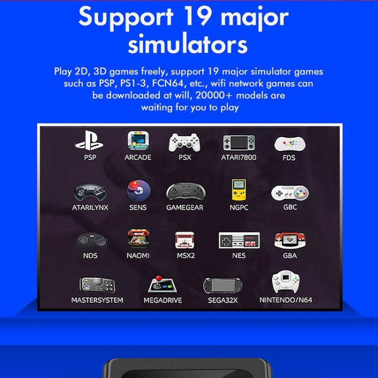 GD10 32G Built-In 10000+ Games Dual System Set-Top Box 3D Home 4K HD  TV Game Console Box EU Plug(White) - free shipping - PMC TechLife - Order now!