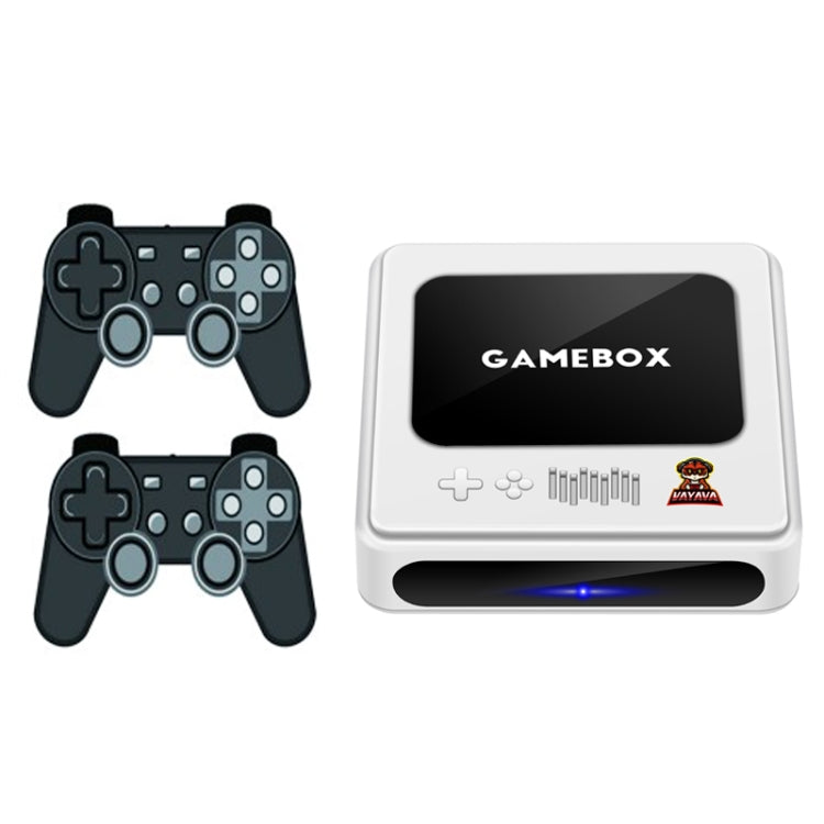 GD10 64G Built-In 30000+ Games Dual System Set-Top Box 3D Home 4K HD  TV Game Console Box EU Plug(White) - free shipping - PMC TechLife - Order now!