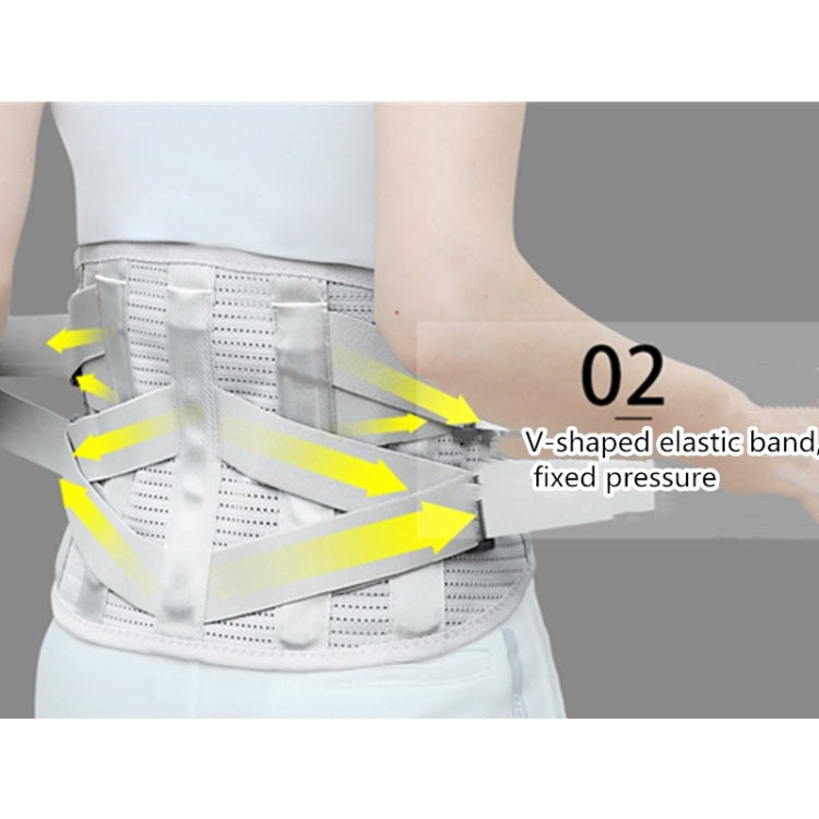 Steel Plate Support Warm And Breathable Waist Belt Waist Orthosis, Size:XXL - Corrector by PMC Jewellery | Online Shopping South Africa | PMC Jewellery