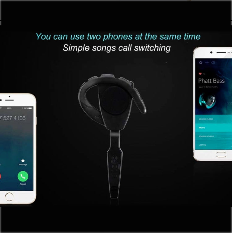 ex-01 Bluetooth 4.1 Business Hanging Ear Bluetooth Earphone(Black) - Bluetooth Earphone by PMC TechLife | Online Shopping South Africa | PMC TechLife