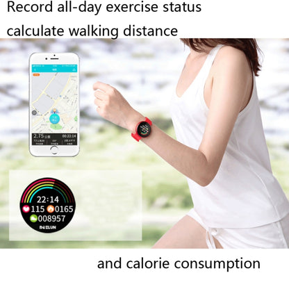 Bozlun B36 1.04 inch Color Screen Smart Bracelet, IP68 Waterproof,Support Heart Rate Monitoring/Menstrual Period Reminder/Call Reminder(Red) - Smart Wristbands by Bozlun | Online Shopping South Africa | PMC Jewellery | Buy Now Pay Later Mobicred