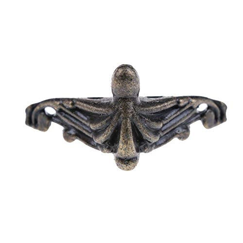 10 PCS Antique Bronze Jewelry Gift Box Wood Case Decorative Feet Leg Corner Protector - Crash Pads by PMC TechLife | Online Shopping South Africa | PMC TechLife | Buy Now Pay Later Mobicred