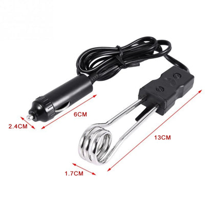 Portable 12V/24V Electric Car Boiled Immersion Water Heater Traveling Camping Picnic, Voltage:24V(Black) - Water Heaters & Accessories by PMC Jewellery | Online Shopping South Africa | PMC Jewellery