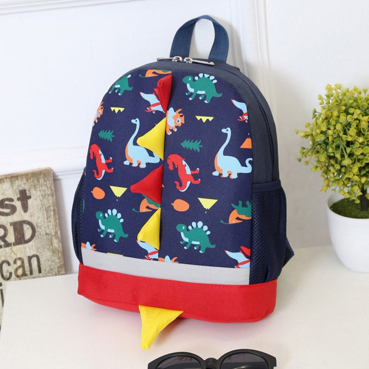 Backpack Cute Cartoon Dinosaur School Bags for Children(Navy) - Kids Bags by PMC Jewellery | Online Shopping South Africa | PMC Jewellery