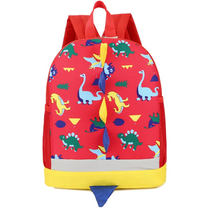 Backpack Cute Cartoon Dinosaur School Bags for Children(Red) - Kids Bags by PMC Jewellery | Online Shopping South Africa | PMC Jewellery