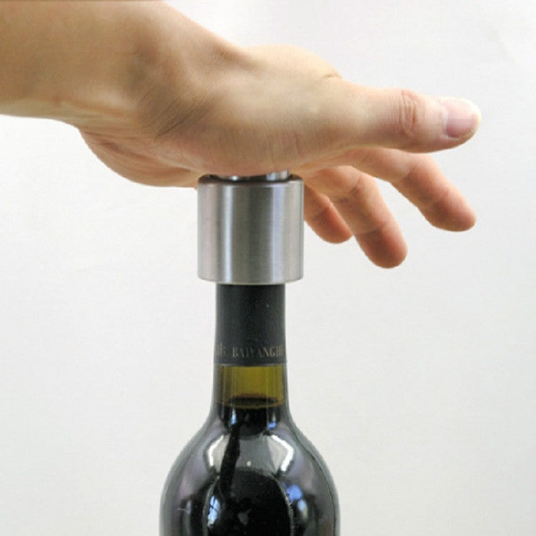 Push Stainless Steel Red Wine Stopper Champagne Stopper, Style:Red Wine Stopper - Bottle Stopper by PMC TechLife | Online Shopping South Africa | PMC TechLife