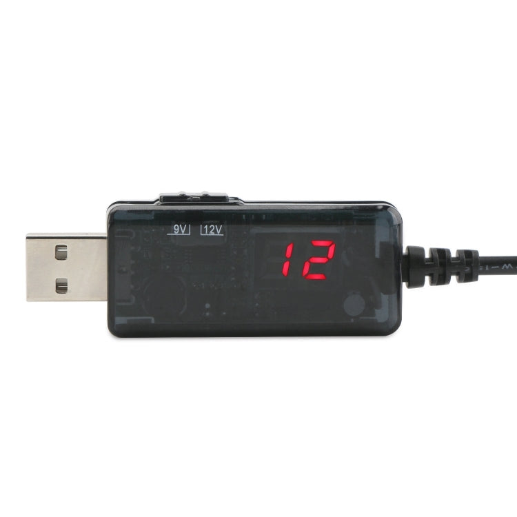 USB Boost Cable 5V Step Up to 9V 12V Adjustable Voltage Converter 1A Step-up Volt Transformer DC Power Regulator with Switch EU - AC Adapers by PMC TechLife | Online Shopping South Africa | PMC TechLife