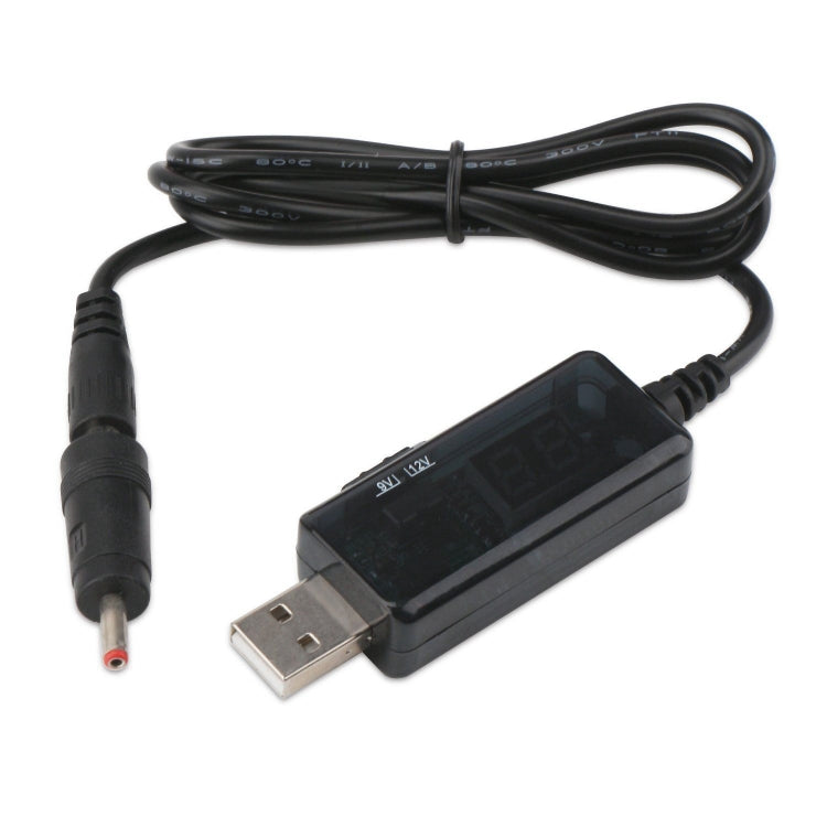 USB Boost Cable 5V Step Up to 9V 12V Adjustable Voltage Converter 1A Step-up Volt Transformer DC Power Regulator with Switch EU - AC Adapers by PMC TechLife | Online Shopping South Africa | PMC TechLife