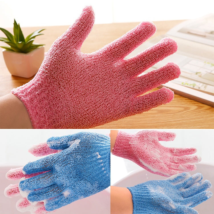 5 PCS Shower Bath Gloves Exfoliating Spa Massage Scrub Body Glove(Purple) - Bath Brushes & Sponges by PMC TechLife | Online Shopping South Africa | PMC TechLife