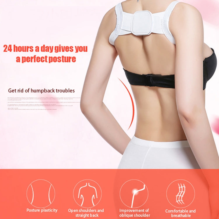 Adjustable Women Back Posture Corrector Shoulder Support Brace Belt Health Care Back Posture Belt, Size:M(White) - Corrector by PMC Jewellery | Online Shopping South Africa | PMC Jewellery