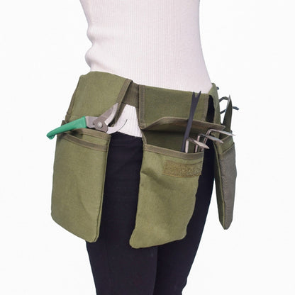 Garden Canvas Pocket Tool Storage Belt Bag - Storage Bags by PMC Jewellery | Online Shopping South Africa | PMC Jewellery