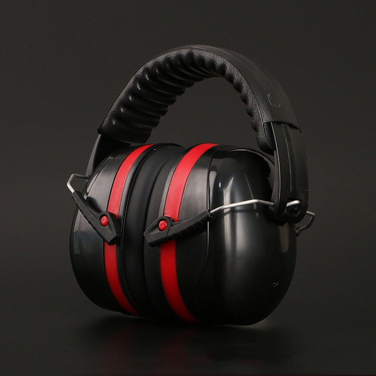 Soundproof Earmuffs Noise-Proof Sleep Earmuffs Industrial Protective Earmuffs Ear Caps(Red Black) - Earmuff & Pad by PMC TechLife | Online Shopping South Africa | PMC TechLife