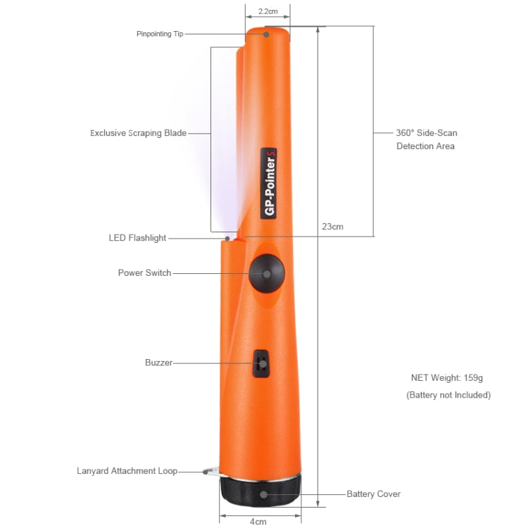 GP-Pointer S Metal Detector Gold Detector Pointer Pinpointing(Green) - Voltage Detector by PMC Jewellery | Online Shopping South Africa | PMC Jewellery